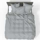 Ylellinen Premium-raidallinen satiini 100% puuvillakangas | Drizzle