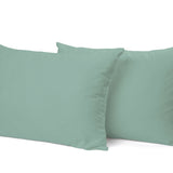 Handmade Luxurious Premium Satin Cotton Duvet Cover | Blue Surf