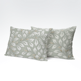 Käsintehty puuvillainen tyynyliina | Olive Whisper