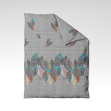 Käsintehty puuvillainen pussilakana | Jungle Lines