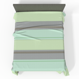 Käsintehty ylellinen Deluxe-puuvillasatiinilakana ilman kuminauhaa | Amsterdam