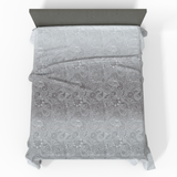 Käsintehty ylellinen Deluxe-puuvillasatiinilakana ilman kuminauhaa | Jaipur