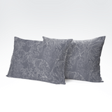 Käsintehty puuvillainen tyynyliina | Silver Bloom