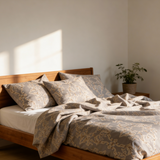 Käsintehty ylellinen Deluxe-puuvillasatiinivuodevaatesetti | Dubai