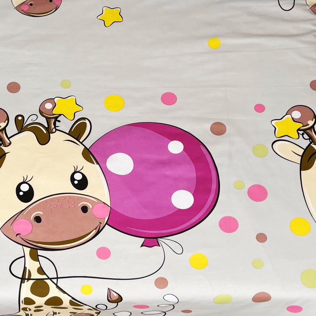 Käsintehty puuvillainen vuodevaatesetti | Giraffe