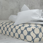 Ompele Deluxe satiininen lakana kuminauhalla | Milan - Pellavainen