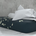 Sewn Deluxe satin fitted sheet with elastic | Vienna - Cotton