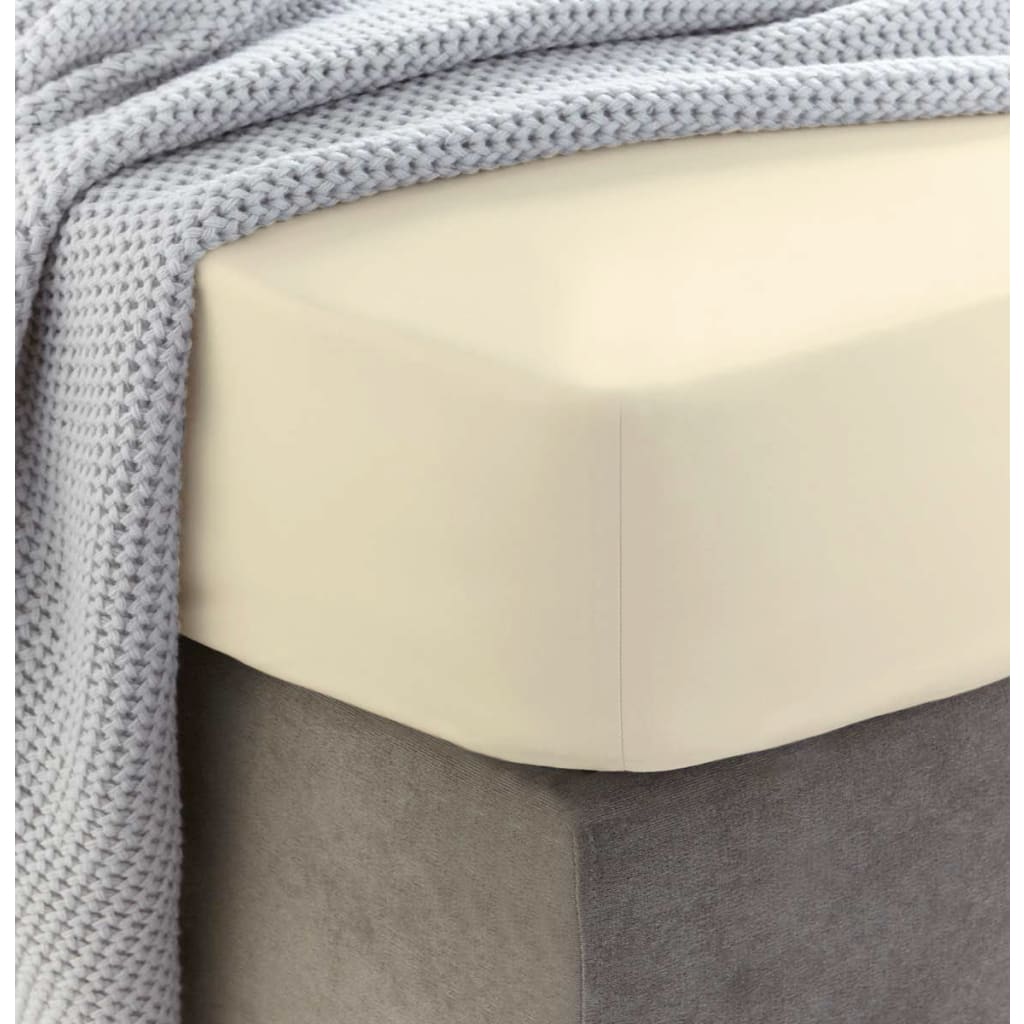 Ompelettu kangassänkyliina kuminauhalla | Egret - Kangassänkyliina