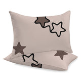 Ompeleva pellavainen tyynyliina | Pink sky