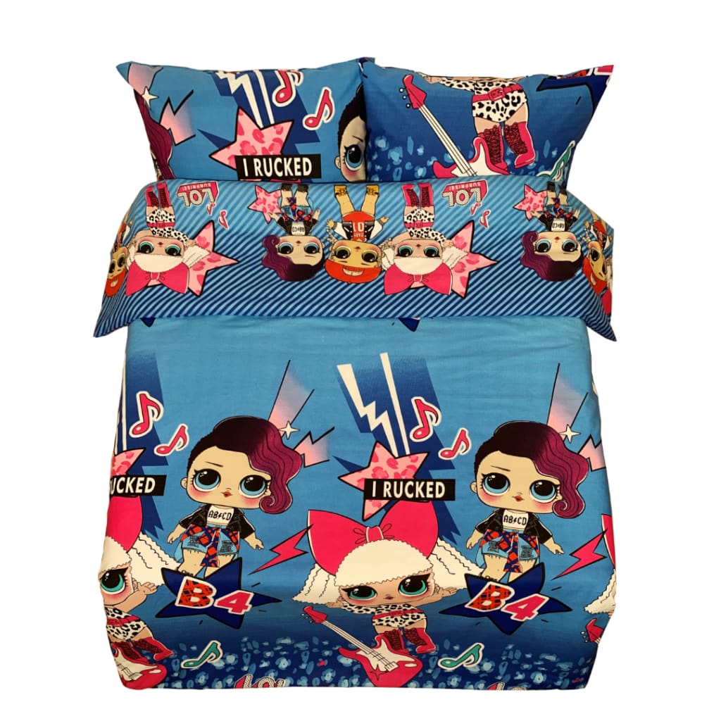 Ompeleva puuvillainen vuodevaatesetti | L.O.L. - Ompeleva