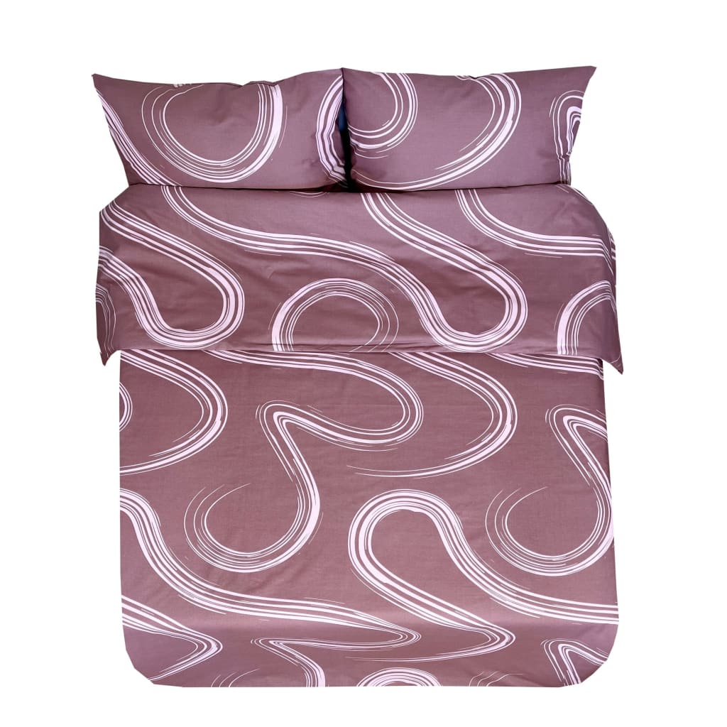 Ompelettu puuvillainen vuodevaatesetti | Smooth - Ompelettu