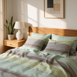 Käsintehty ylellinen Deluxe-puuvillasatiinivuodevaatesetti | Amsterdam