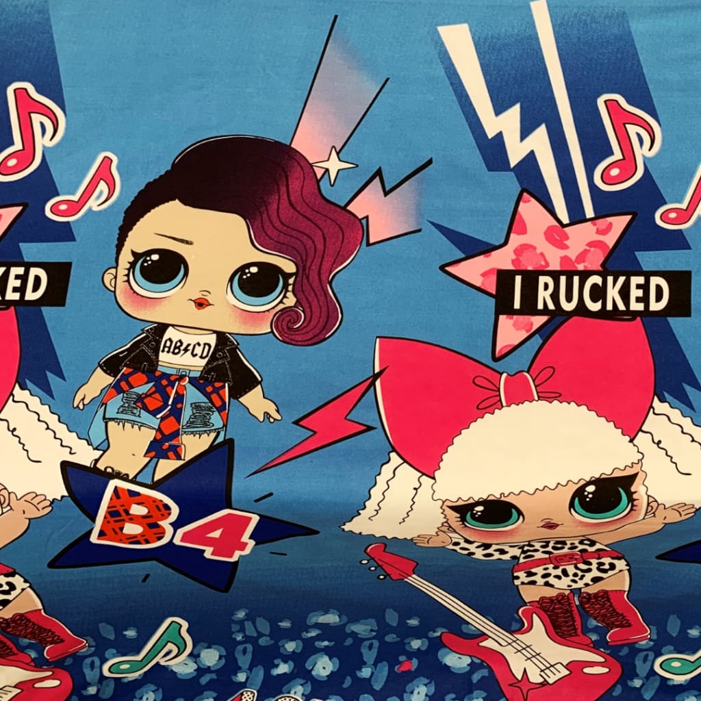 Cotton fabric | L.O.L. - Printed cotton fabric