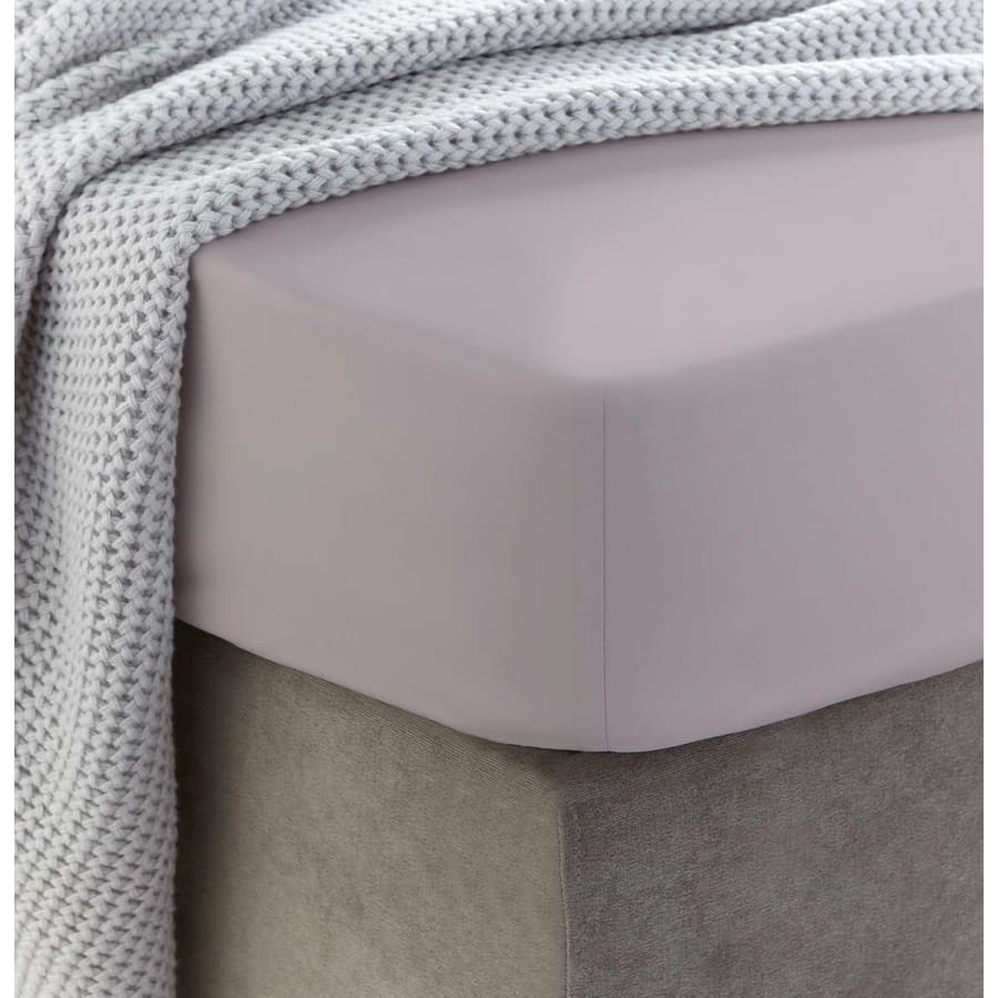 Pellavainen lakana kuminauhalla | Cloud gray - Pellava