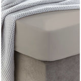 Ompelettu kangaspussilakana kuminauhalla | Vintage khaki - Kangaspussilakana