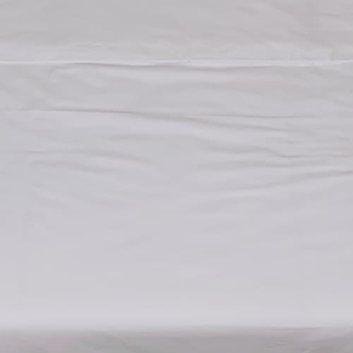 Sewn cotton fitted sheet with elastic | White sand - Drobinė