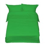 Ompeleva puuvillainen pussilakanas | Classic green -