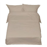 Sewn cotton duvet cover | Doeskin - Sewn