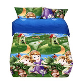 Sewn cotton duvet cover | Sofia - Sewn