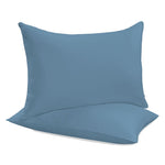Sewn cotton pillowcase | Blue heaven -